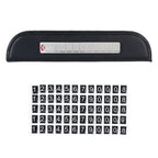 Universal Car Tissue Box with Temporary Parking Phone Number Card