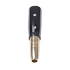 2 PCS LZ1164G Gilded 6.35mm Female to XRL Male Audio Adapter Microphone Stereo Speaker Connector, LZ1164G