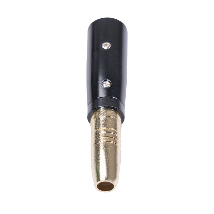 2 PCS LZ1164G Gilded 6.35mm Female to XRL Male Audio Adapter Microphone Stereo Speaker Connector, LZ1164G