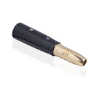 2 PCS LZ1164G Gilded 6.35mm Female to XRL Male Audio Adapter Microphone Stereo Speaker Connector, LZ1164G