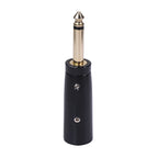 2 PCS LZ1168G Gilded 6.35mm Mono Male to XRL Male Audio Adapter Microphone Stereo Speaker Connector, LZ1168G