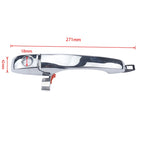 4 PCS A5860 Car Front Outside Door Handle 4589009AH+5065800/1AH for Chrysler 300 2005-2010, A5860