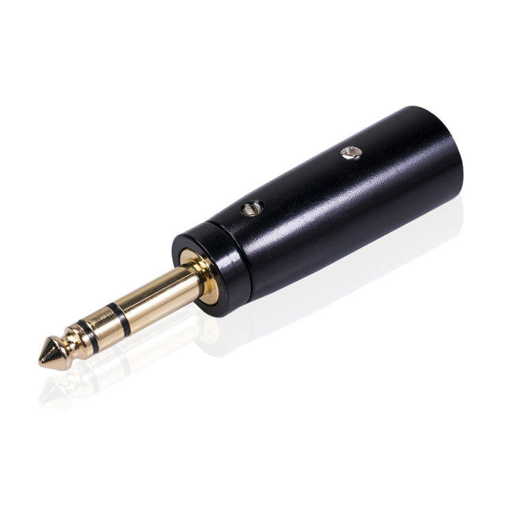 LZ1166G 6.35mm Stereo Male to XRL Male Audio Adapter Microphone Stereo Speaker Connector, LZ1166G