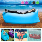 Outdoor Portable Lazy Water Inflatable Sofa Beach Grass Air Bed, Size: 200 x 70cm, 200 x 70cm Orange, 200 x 70cm Sky Blue, 200 x 70cm Black, 200 x 70cm Green, 200 x 70cm Pink, 200 x 70cm Rose Red, 200 x 70cm Sapphire Blue, 200 x 70cm Grass Green       ...