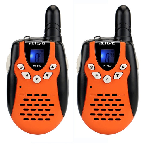 1 Pair RETEVIS RT602 0.5W US Frequency 462.550-467.7125MHz 22CHS Handheld Children Walkie Talkie,, RT602 US Plug