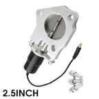Universal Car Stainless Steel Racing Electric Exhaust Cutout Valves Control Motor, 2 inch, 2.25 inch, 3 inch