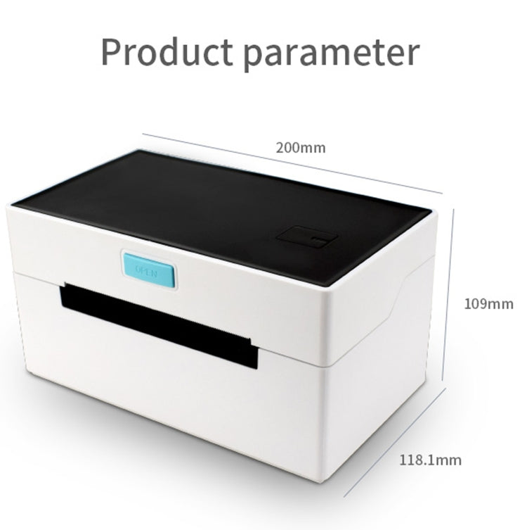POS-9220 100x150mm Thermal Express Bill Self-adhesive Label Printer, USB with Holder Version,, USB,EU Plug, USB,US Plug, USB,UK Plug