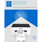 POS-9220 100x150mm Thermal Express Bill Self-adhesive Label Printer, USB with Holder Version,, USB,EU Plug, USB,US Plug, USB,UK Plug