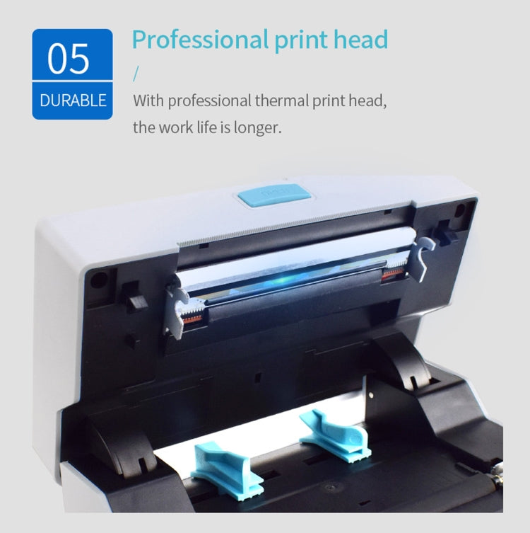 POS-9220 100x150mm Thermal Express Bill Self-adhesive Label Printer, USB + Bluetooth with Holder Version,, USB + Bluetooth,EU Plug, USB + Bluetooth,US Plug, USB + Bluetooth,UK Plug