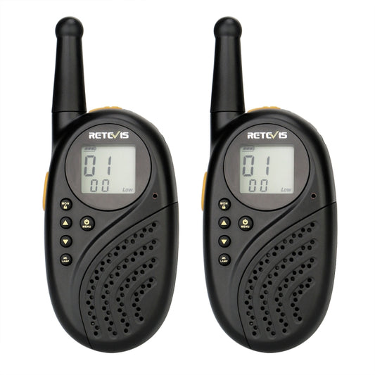 1 Pair RETEVIS RT-35 0.5W US Frequency 462.550-467.7125MHz 22CHS Children Handheld Walkie Talkie, RT-35,US Frequency(Black), RT-35,US Frequency(Blue)