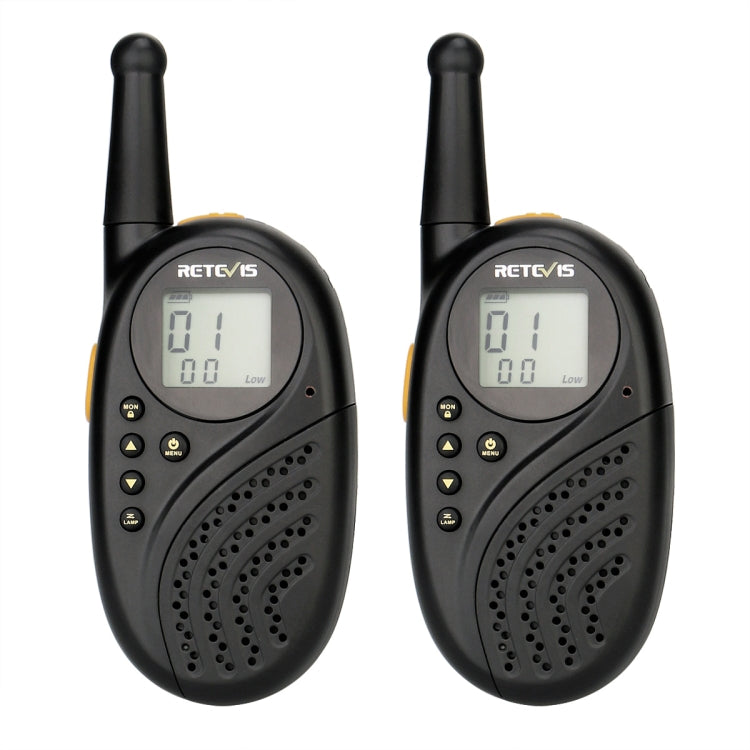 1 Pair RETEVIS RT-35 0.5W EU Frequency 446MHz 8CHS Children Handheld Walkie Talkie, RT-35,EU Frequency(Black), RT-35,EU Frequency(Blue)