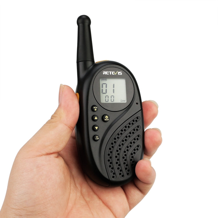 1 Pair RETEVIS RT-35 0.5W EU Frequency 446MHz 8CHS Children Handheld Walkie Talkie, RT-35,EU Frequency(Black), RT-35,EU Frequency(Blue)
