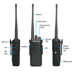 RETEVIS RT29 10W UHF 400-480MHz 16CHS Two Way Radio Handheld Walkie Talkie,, RT29,US Plug, RT29,EU Plug