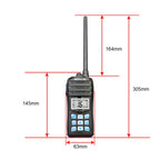 RETEVIS RT55 5W 156.000-161.450MHz+156.050-163.425MHz Waterproof Two Way Radio Handheld Walkie Talkie, RT55
