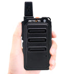 1 Pair RETEVIS RT19 22CHS FRS Two Way Radio Handheld Walkie Talkie, US Plug, RT19, US Plug