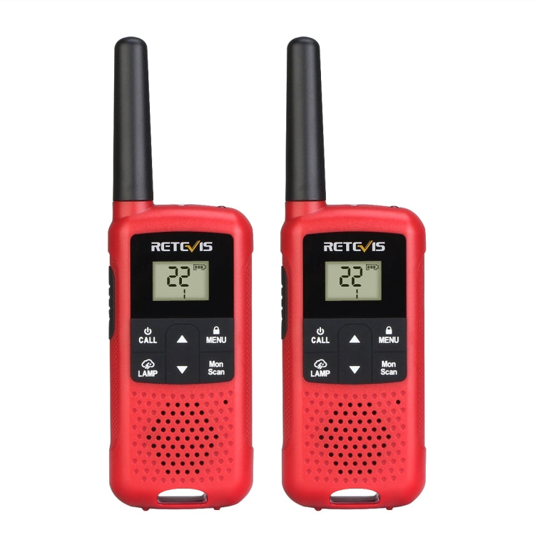 1 Pair RETEVIS RT49B 0.5W US Frequency 462.5500-467.7125MHz 22CHS FRS Two Way Radio Handheld Walkie Talkie, US Plug, RT49B, US Plug(White), RT49B, US Plug(Red)