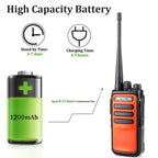 1 Pair RETEVIS RT66 16CHS FRS License-free Two Way Radio Handheld Walkie Talkie, US Plug, RT66, US Plug