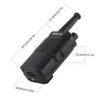RETEVIS RT67 0.5W PMR446 16CHS Two Way Radio Mini Handheld Walkie Talkie, EU Plug, RT67, EU Plug