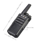 1 Pair RETEVIS RT668 0.5W PMR446 16CHS Two Way Radio Handheld Walkie Talkie, EU Plug, RT668