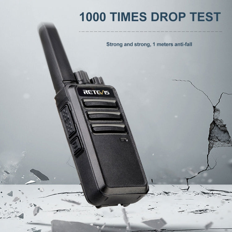 1 Pair RETEVIS RT668 0.5W PMR446 16CHS Two Way Radio Handheld Walkie Talkie, EU Plug, RT668