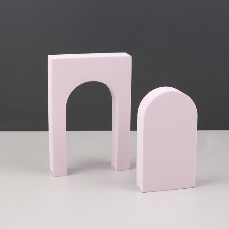Geometric Cube Solid Color Photography Photo Background Table Shooting Foam Props, Cuboid Doo, 7.6 x 6cm Cylinder, Round Combo Kits, Cuboid Door Combo Kits