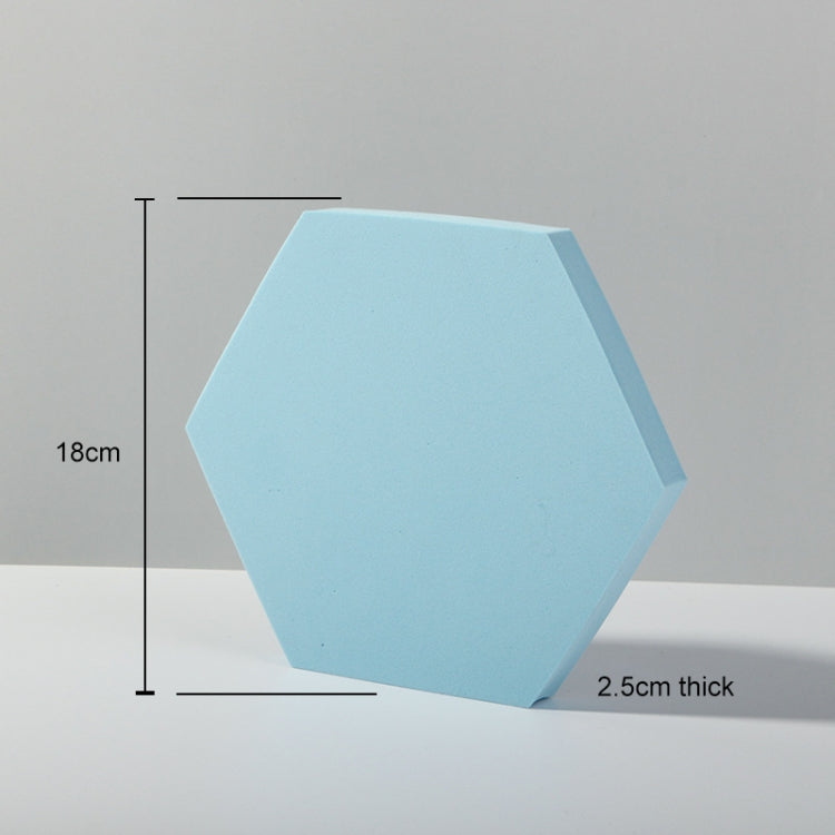 Geometric Cube Solid Color Photography Photo Background Table Shooting Foam Props, 18 x 2cm Hexagon, 7 x 7 x 6cm Cuboid, 7cm Round Ball + 5cm Round Ball, 2 x Triangles Combo Kits, Cube Embedded Combo Kits, 2 x Door Combo Kits, Ladder Combo Kits        ...