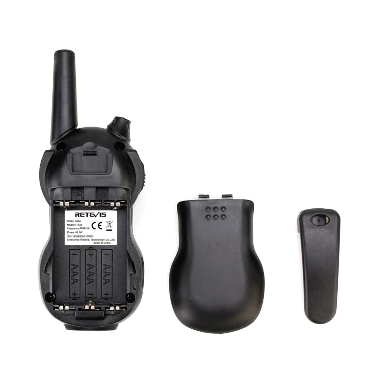 1 Pair RETEVIS RT638 EU Frequency PMR446 16CHS License-free Children Handheld Walkie Talkie, RT638 (Blue), RT638 (Red)