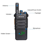 RETEVIS RT86 10W 430-440MHz 16CHS Two Way Radio Handheld Walkie Talkie with Wireless Copy Function, RT86