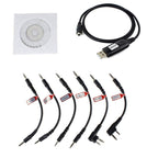 RETEVIS C9002 6 In 1 USB Program Programming Cable Adapter Write Frequency Line Set, C9002