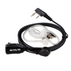 RETEVIS C9003 2 Pin PTT Speaker Microphone Acoustic Tube In-ear Earpiece, C9003