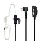 RETEVIS M 2 Pin Long Clip Air Guide Covert Acoustic Tube Earpiece Speaker Microphone, M Long Clip