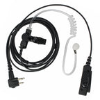 RETEVIS M 2 Pin Long Clip Air Guide Covert Acoustic Tube Earpiece Speaker Microphone, M Long Clip