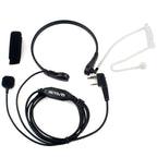 RETEVIS TK Throat PTT Covert Acoustic Tube Earphone Speaker Microphone for H-777 / RT-5R / RT-5RV / RT-B6, TK Throat