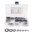 A5707 280 PCS Torx Bearing Clamp Retaining Ring Manganese Steel Quick Speed Locking Washer, A5707