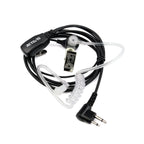 RETEVIS C9025 M 2 Pin PTT Air guide Noise Reduction Covert Acoustic Tube Earphone Microphone, C9025