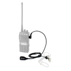 RETEVIS C9025 M 2 Pin PTT Air guide Noise Reduction Covert Acoustic Tube Earphone Microphone, C9025