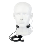 RETEVIS K-001 2 Pin Retractable Throat Covert Acoustic Tube Earphone Microphone for H-777/RT-5R, K-001