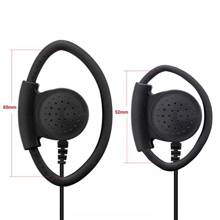 RETEVIS EEK012 Adjustable Contour High Volume K-head Double-needle D-type Ear Hook for H-777/RT-5R/RT1/RT2/RT5 /888s/UV5R, EEK012