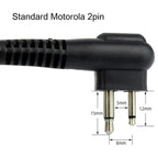 RETEVIS R-321 M 2 Pin Handheld PTT Speaker Microphone for Motorola GP68/GP88/GP300/2000/CT150/P040, R-321