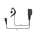 RETEVIS R-111 G Type PTT Adjustable Volume Earphone Microphone for H-777/RT-5R/RT1/RT2/RT5, R-111 K Head