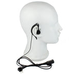 RETEVIS R-111 M Head 2 Pin PTT Adjustable Volume Earphone Microphone for Motorola GP68/GP88/GP300/GP2000, R-111 M Head