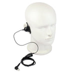RETEVIS R-122 2 Pin D Shape Soft Ear Hook Earphone Microphone for Motorola GP68/GP88/GP300/2000/CT150/P040, R-122