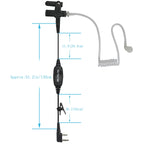 RETEVIS R-112 PTT / VOX Covert Acoustic Tube Earphone Microphone for H-777/RT-5R/RT1/RT2/RT5, R-112