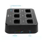 RETEVIS RTC777 Six-Way Walkie Talkie Charger for Retevis H777,, RTC777 AU Plug, RTC777 US Plug, RTC777 EU Plug, RTC777 UK Plug