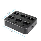 RETEVIS RTC21 Multi-function Six-Way Walkie Talkie Charger for Retevis RT21/RT24,, RTC21 EU Plug, RTC21 US Plug