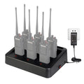 RETEVIS RTC29 Multi-function Interchangeable Slots Six-Way Walkie Talkie Charger for Retevis RT29, RTC29