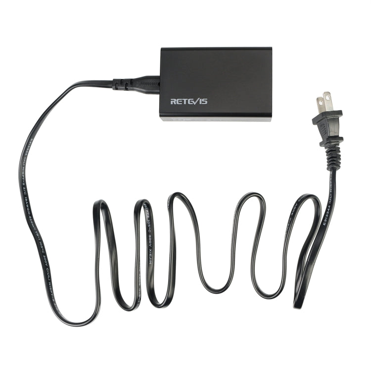 RETEVIS RTC501 40W / 8A 5 Ports USB Multi-function Charger Desktop Charging Station for H-777/RT27/RT7/RT22/H-777S, RTC501