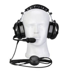 RETEVIS EH070K 2 Pin Adjustable Volume Binaural Noise Reduction Headphone Microphone, EH070K