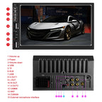 A2821 Car 7 inch Screen HD MP5 Player, Support Bluetooth / FM with Remote Control, Standard, Standard + 4LEDs Light Camera, Standard + 8LEDs Light Camera, Standard + 12LEDs Light Camera