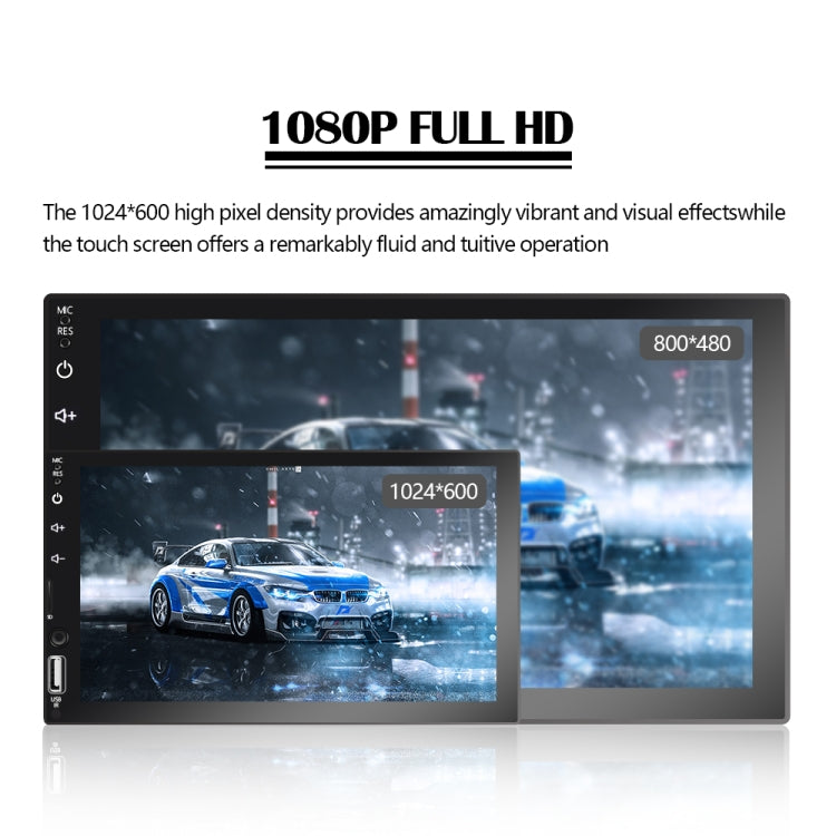 Q3161 7 inch Car MP5 Player Support FM / TF / Bluetooth with Remote Controler, Q3161